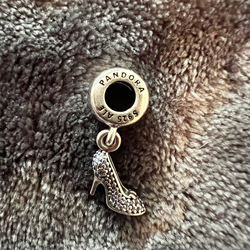 Pandora Cinderella Sparkling Slipper dangle charm